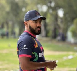 Terryn Fray will lead Bermuda into action against host country Argentina today (Photograph by Cleon Scotland/Airhorn Media)
